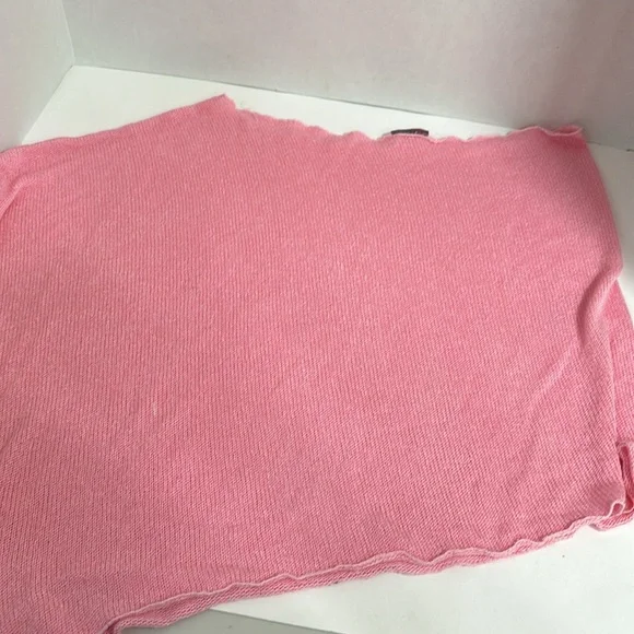 Agenda pink one shoulder poncho top size one size - Picture 4 of 4